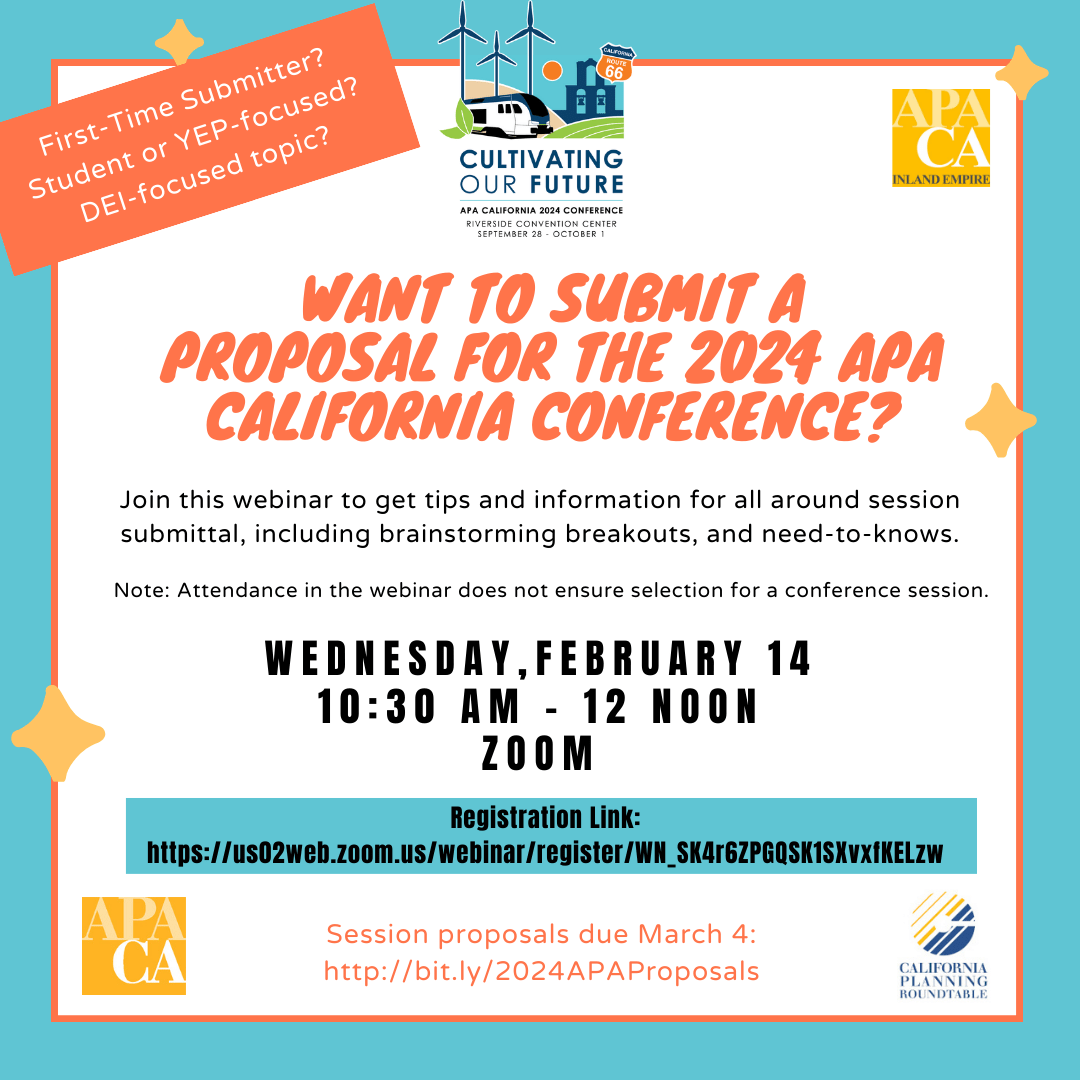 APA Los Angeles » Want to Submit a Proposal for the 2024 APA California