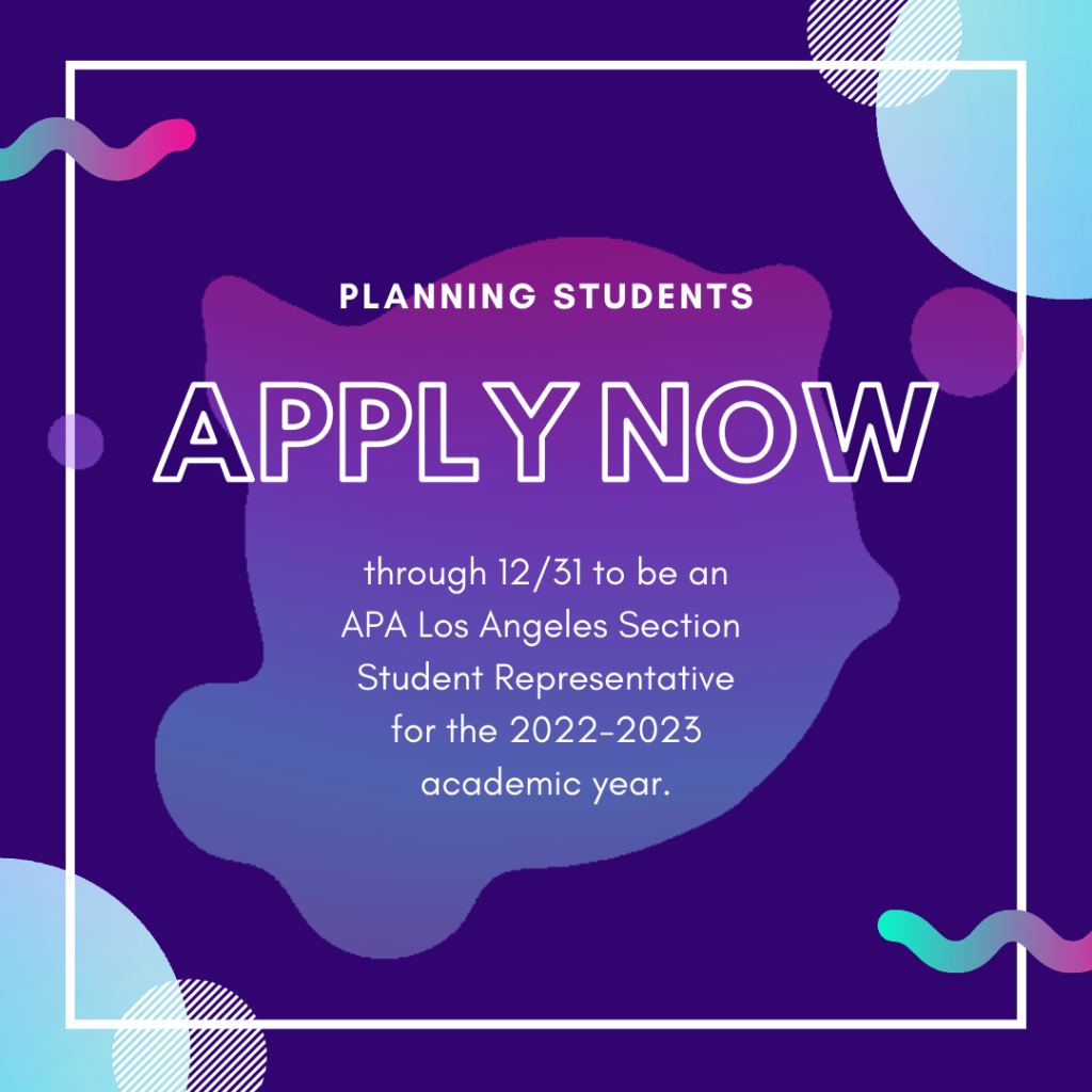APA Los Angeles » APA Los Angeles Board Seeks Student Representatives